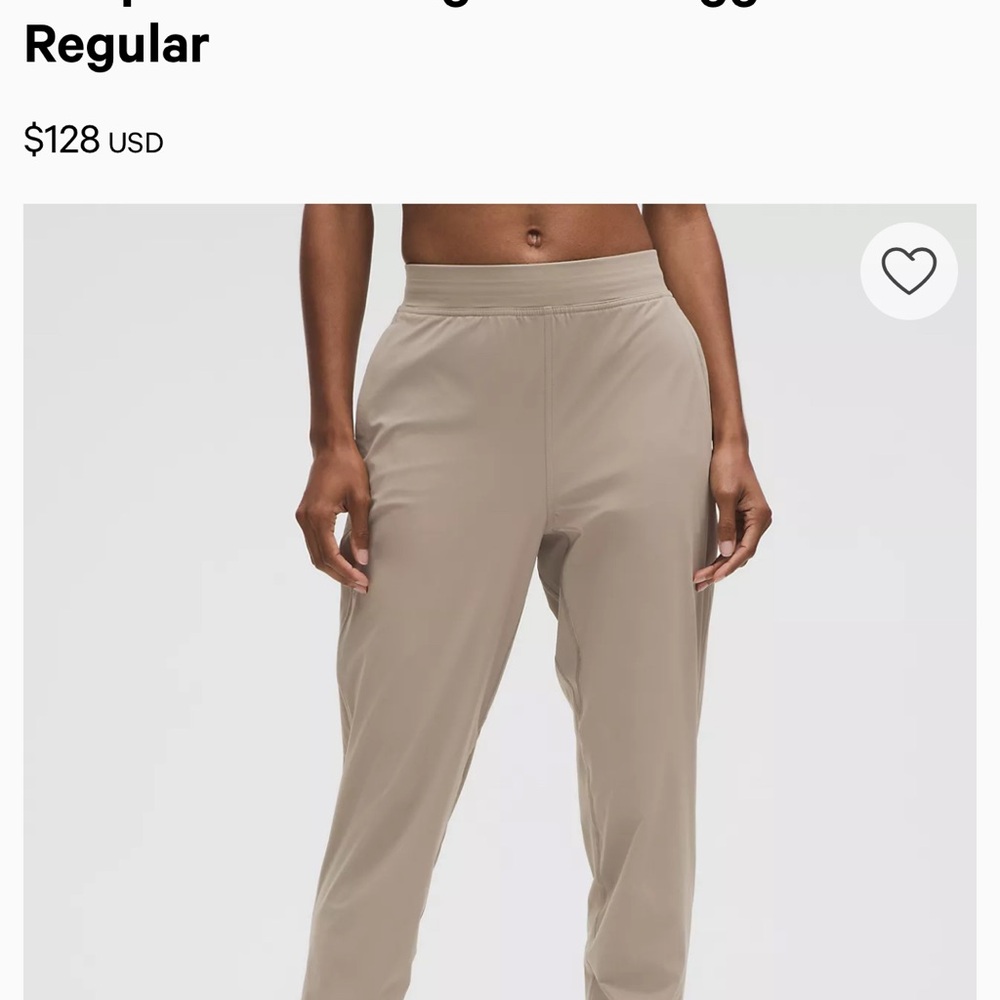 Like New Lululemon Adapted State High‑Rise Jogger size 10
